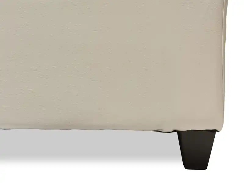 37 Leather-Look Ottoman