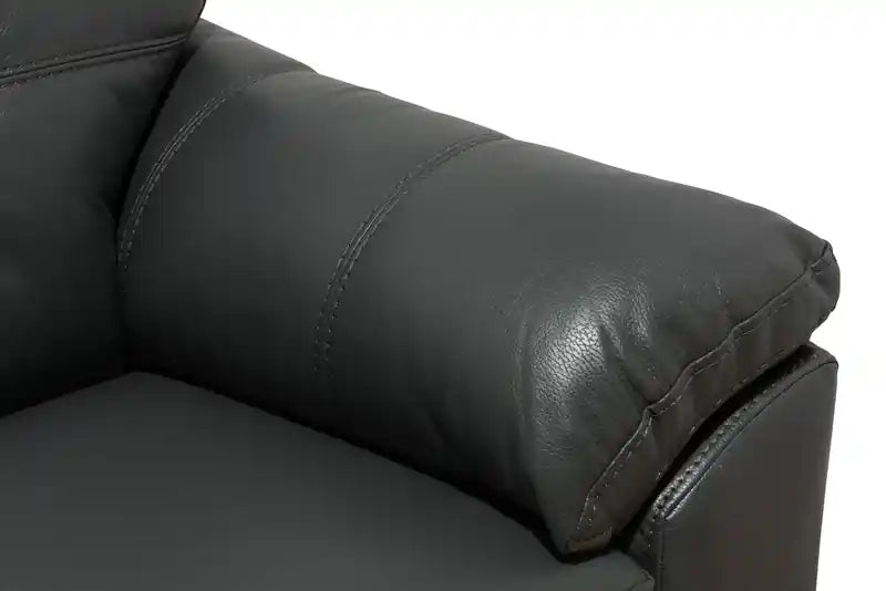 42 Leather-Look Fabric Chair with Removable Seat Cushion and Tufting