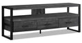 Asa 60 Modern TV Stand with Storage and Cable Management for TVs up to 65- Black