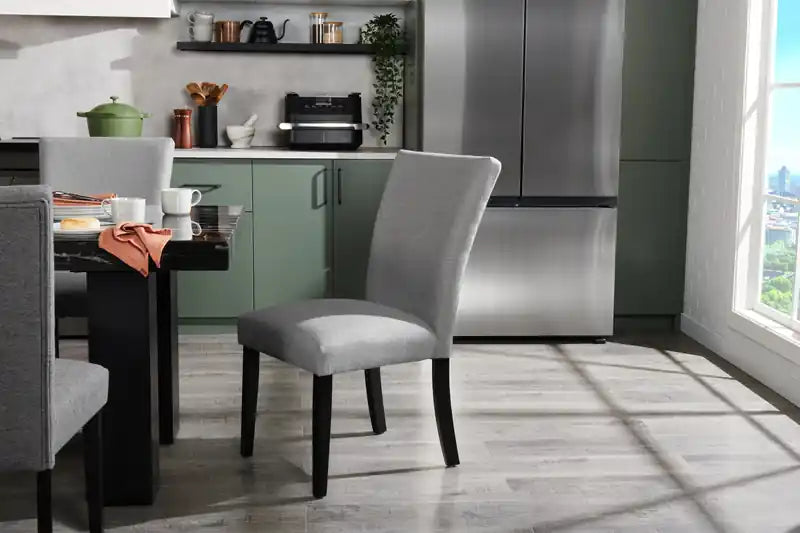 Dining Chair with Polyester Fabric