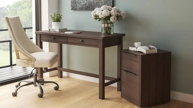 47.25 Office Desk with 2-Drawers