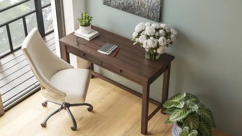 47.25 Office Desk with 2-Drawers