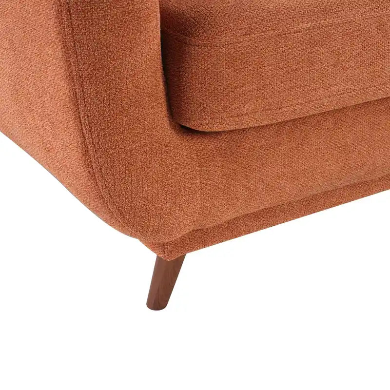 57 Fabric Loveseat with Tufted Back Cushions