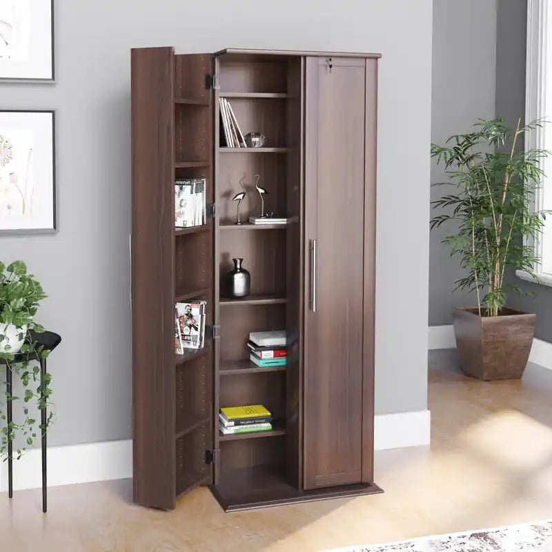 23-shelf Multimedia Storage