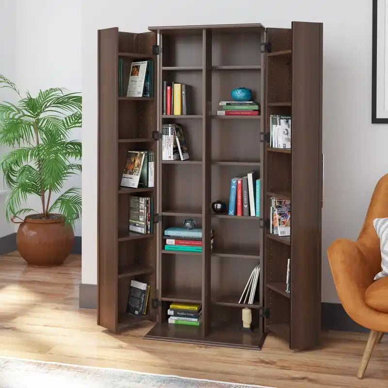 23-shelf Multimedia Storage