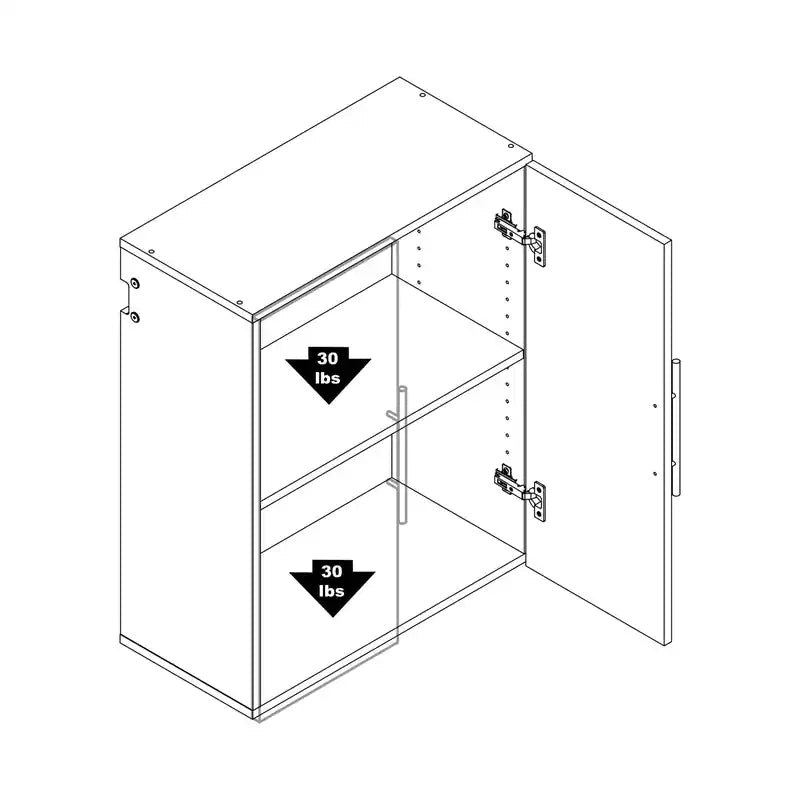 24 Upper Storage Cabinet