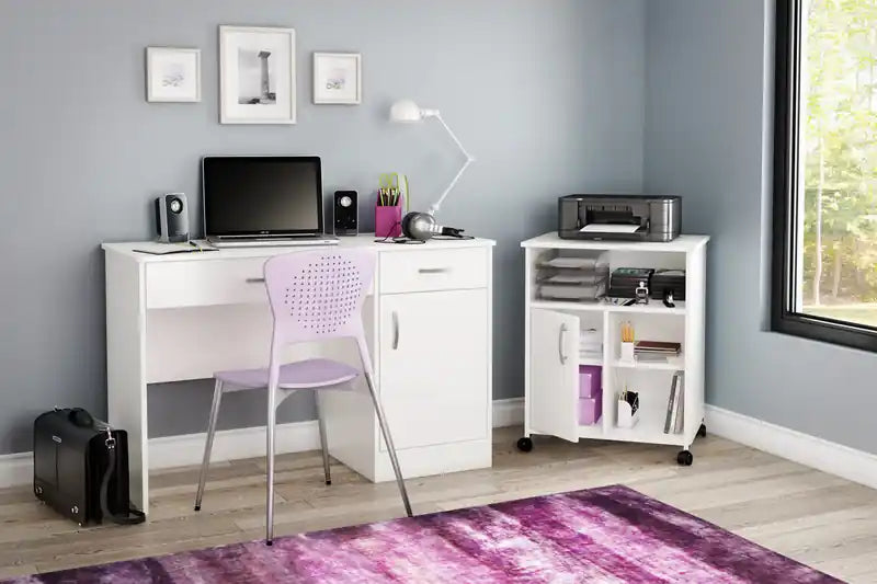 Printer Cart - Pure White