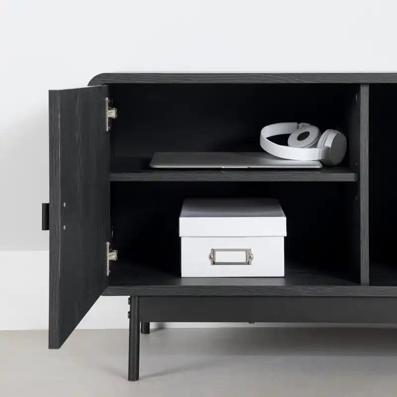 Tv Stand With Door And Drawers - Ash Oak