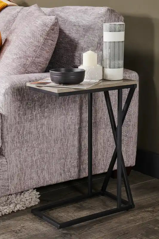 10.25 C-Shaped Chairside Table