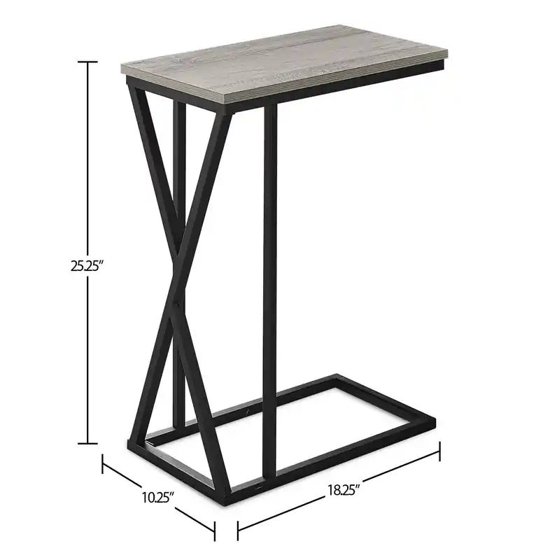 10.25 C-Shaped Chairside Table