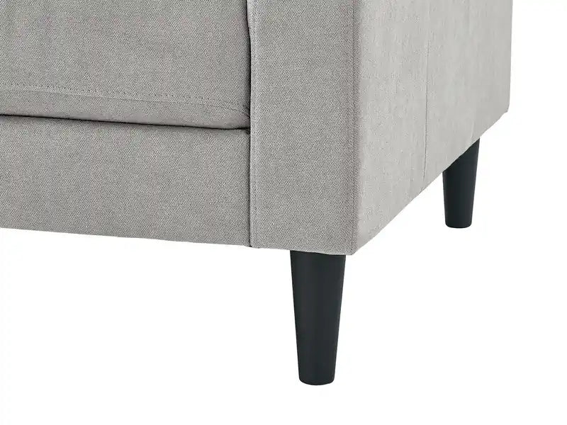 57 Fabric Loveseat with Tufted Seat Cushions and Reversible Back Cushions - Denim Blue