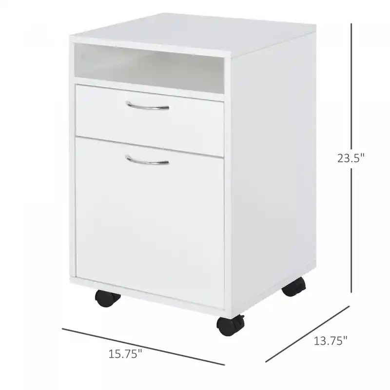 Mobile Filing Cabinet With Drawer