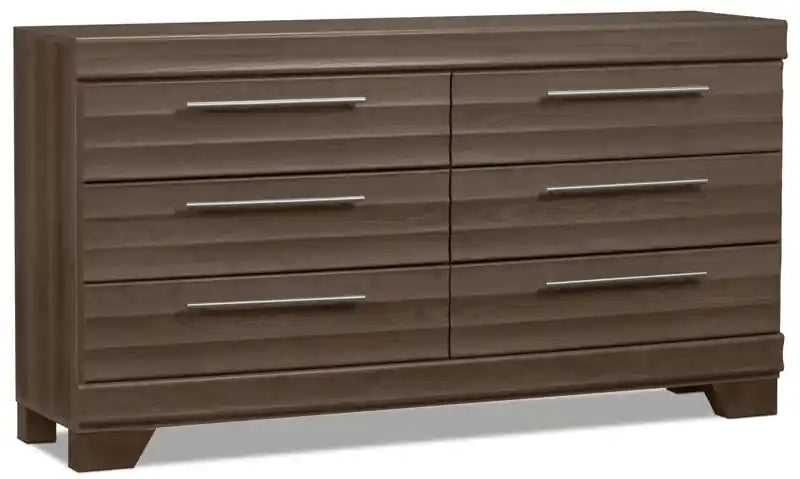 Bedroom 6-Drawer Dresser, 61.3W x 32.8H,