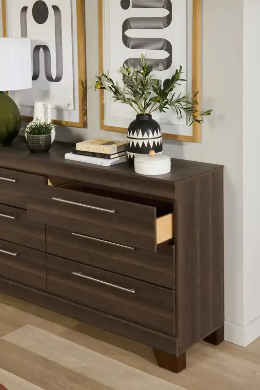 Bedroom 6-Drawer Dresser, 61.3W x 32.8H,