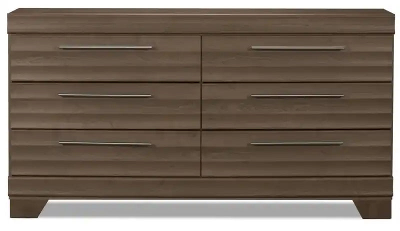 Bedroom 6-Drawer Dresser, 61.3W x 32.8H,