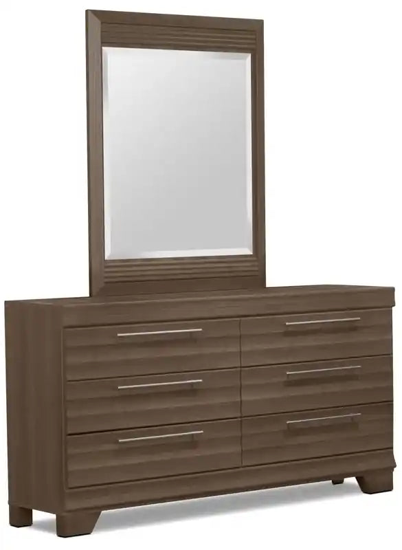Bedroom 6-Drawer Dresser, 61.3W x 32.8H,