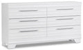 Olivia Bedroom 6-Drawer Dresser, 61.3W x 32.8H, Made in Canada