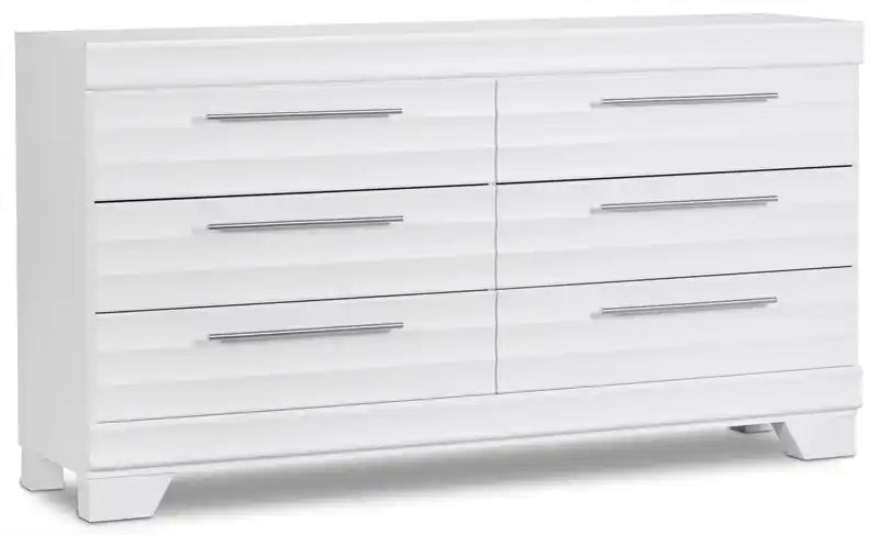 Olivia Bedroom 6-Drawer Dresser, 61.3W x 32.8H, Made in Canada