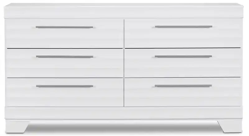 Bedroom 6-Drawer Dresser, 61.3W x 32.8H,