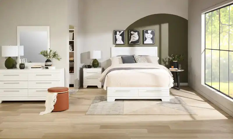 Bedroom 6-Drawer Dresser, 61.3W x 32.8H,