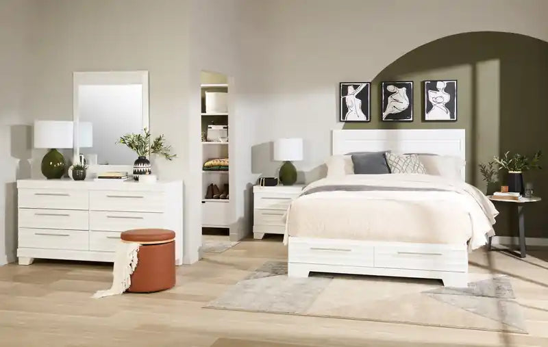 Bedroom 6-Drawer Dresser, 61.3W x 32.8H,