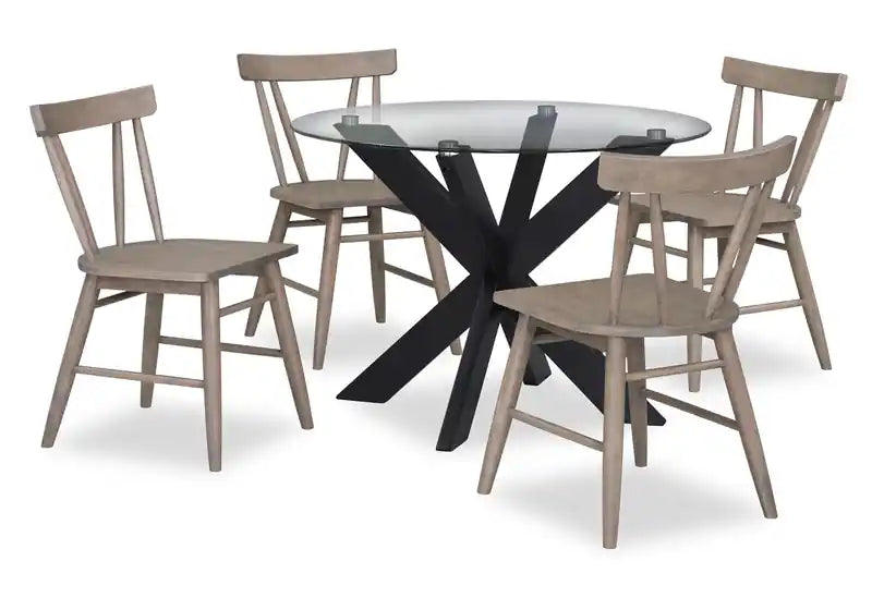 Remi Dining Chair with Curved Slat-Back