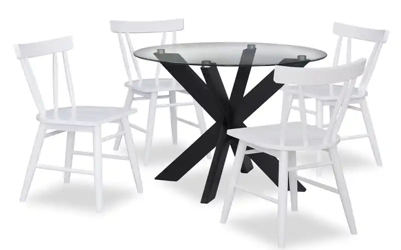 Remi Dining Chair with Curved Slat-Back