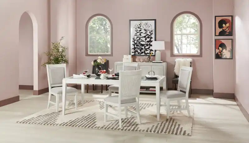 Dining Chair with Polyester Fabric - Sand