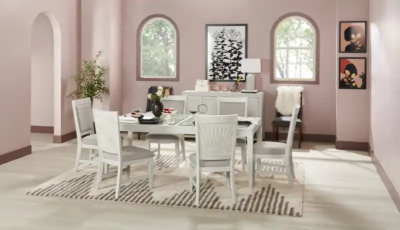 Dining Chair with Polyester Fabric - Sand